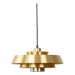 Vintage Danish Nova Pendant Lamp by Jo Hammerborg for Fog & Mørup, 1963 For Sale