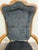 Vintage French Provincial Style Tufted Black Velvet Armchairs - Pair For Sale - Image 4 of 14