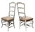 Vintage French Provincial Ladder Back Chairs W Linen Seats: A Pair For Sale - Image 4 of 11