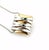 Contemporary Koesis Italy Diamond Crossover 18k Two Tone Gold Pendant For Sale - Image 3 of 4