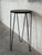 Black Black Stone Mosaic Top Plant Pedestal With Metal Hairpin Legs Vintage 1970s For Sale - Image 8 of 10
