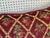 Late 20th Century Late 20th Century Burgundy Floral Trellis Tapestry Lumbar Pillow With Rope Trim For Sale - Image 5 of 7