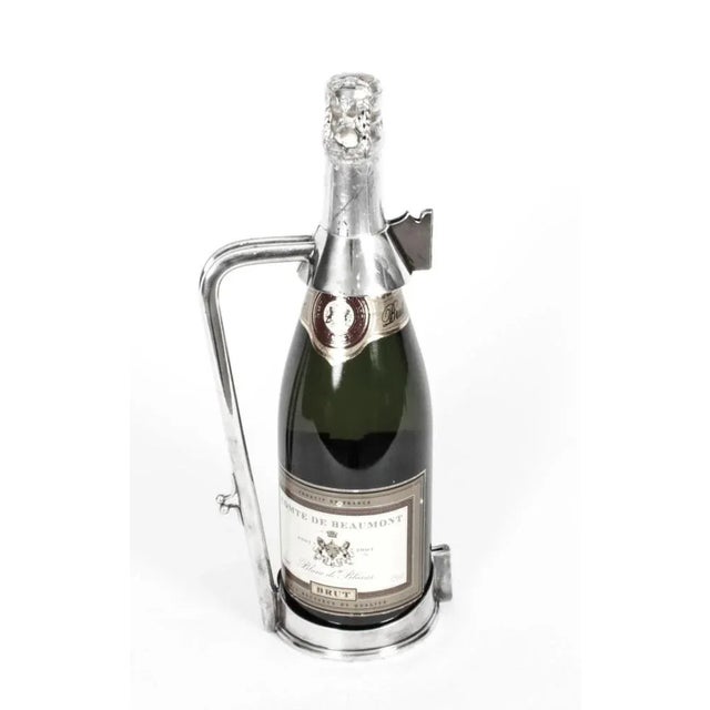 Silver 19th Century Silver Plated Wine Champagne Pourer by Mappin & Webb For Sale - Image 8 of 10