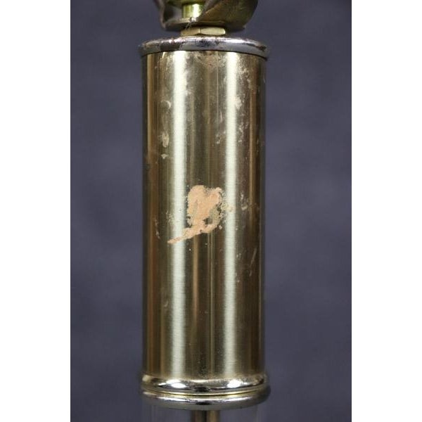 Inverse Palm Tree Lucite and Brass Maison Jansen Style Table Lamp For Sale - Image 9 of 9