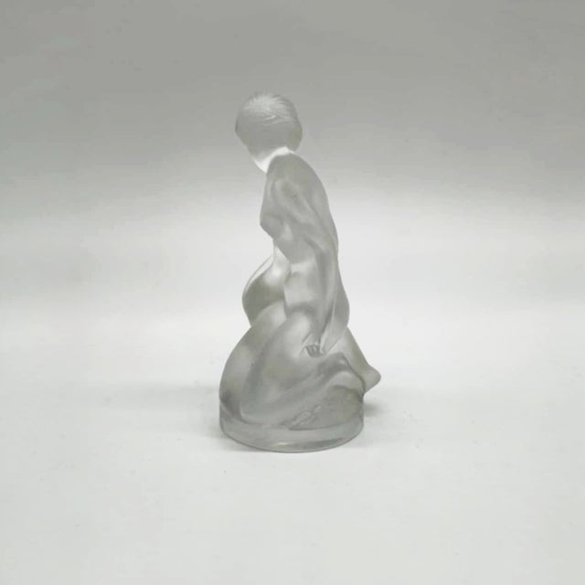 Figurative Leda and the Swan Figurine by Lalique France For Sale - Image 3 of 4