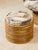 Mid-Century Modern Bamboo Vintage Chair and Ottoman For Sale - Image 3 of 12