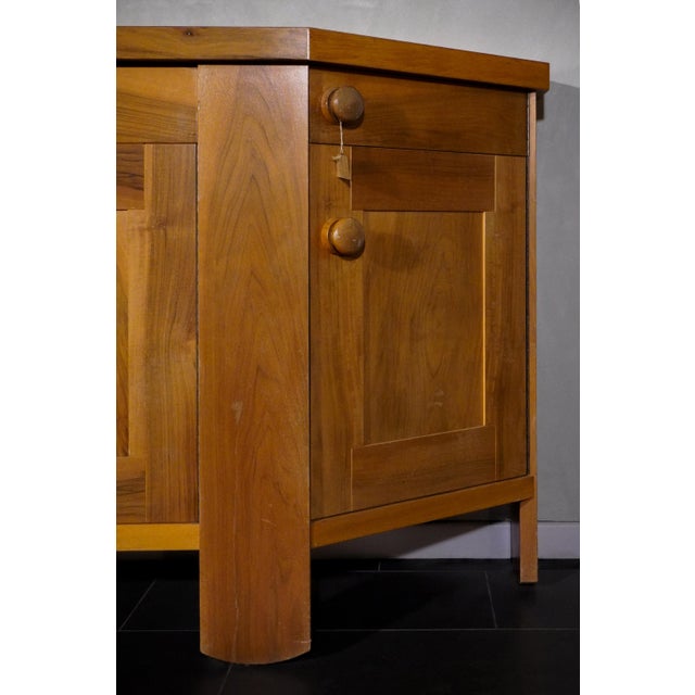 Walnut Sideboard by Sivio Coppola for Bernini, 1970s For Sale - Image 6 of 13