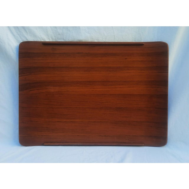 Mid-Century Sigvard Nilsson of Söwe Konst Scandinavian Teak Tray For Sale - Image 10 of 10
