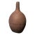 1990s Transitional Brown Ceramic Vessel With Organic Texture For Sale