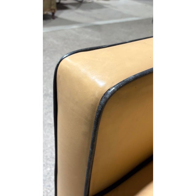 Pair of Ralph Lauren Style Leather Club Chairs, C. 2000. For Sale In Philadelphia - Image 6 of 10
