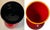 David Levi Signed Ibex 2004 Art Glass Red Vase For Sale - Image 14 of 14