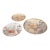 Set of 3 Vintage C1970s Old Riga Porcelain Dishes Hand Painted by Milda Kalnina Brutane (1903-1979) For Sale