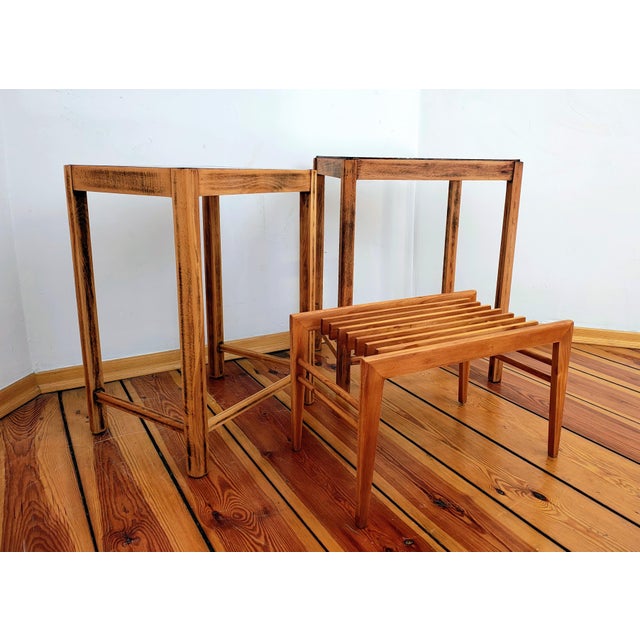 Thonet Flowerbed Bench from Thonet, Czechoslovakia, 1960s, Set of 3 For Sale - Image 4 of 15
