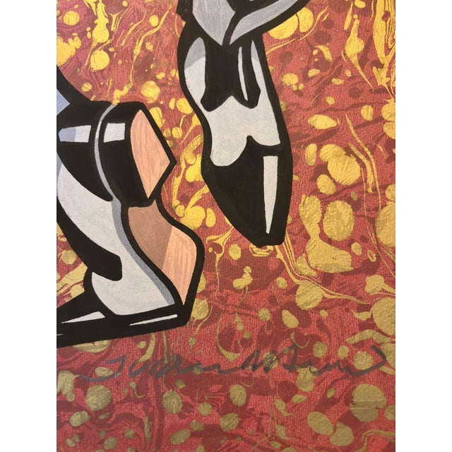 Mid-Century Modern Juarez Machado Signed Limited Edition Serigraph – Midnight Toast For Sale - Image 3 of 4