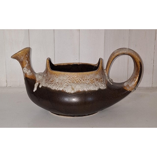 Vintage Fat Lava Ceramic Planter by Rudolph Ratekau, 1970s For Sale - Image 6 of 6
