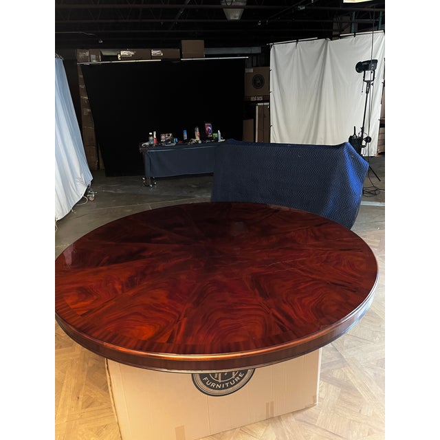 Traditional 72 Inch Round Dining Table For Sale - Image 15 of 18