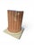 Large Two-Tone Marble Pedestal Column, Italy, 1950s For Sale - Image 6 of 9