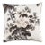 Schumacher Pyne Hollyhock 22" Pillow in Charcoal For Sale