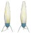 Rocket Table Lamps by Napako, 1960s, Set of 2 For Sale