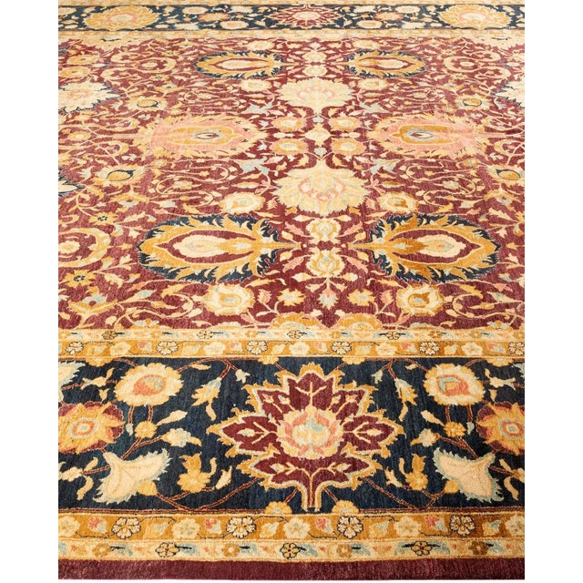 Solo Rugs Mogul, One-of-a-Kind Hand-Knotted Area Rug - Red, 10' 0" x 16' 7" For Sale - Image 4 of 8