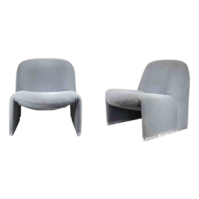 Set of Alky Armchairs by Giancarlo Piretti for Castelli, Italy, 1972 For Sale