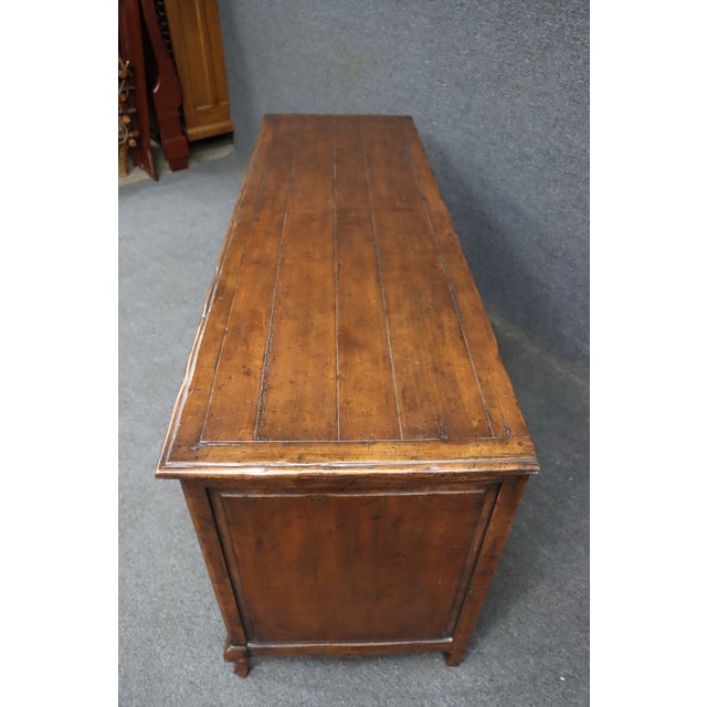 Guy Haddock Country French Cherry Eight Drawer Dresser For Sale - Image 15 of 15