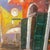 Red Vintage Mid-Century Signed Expressionist Architectural Courtyard Oil Painting – Heavy Impasto Large Street Scene For Sale - Image 8 of 12