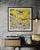 Figurative It's a Sign by Steve Moors, 31"x31" Framed For Sale - Image 3 of 10