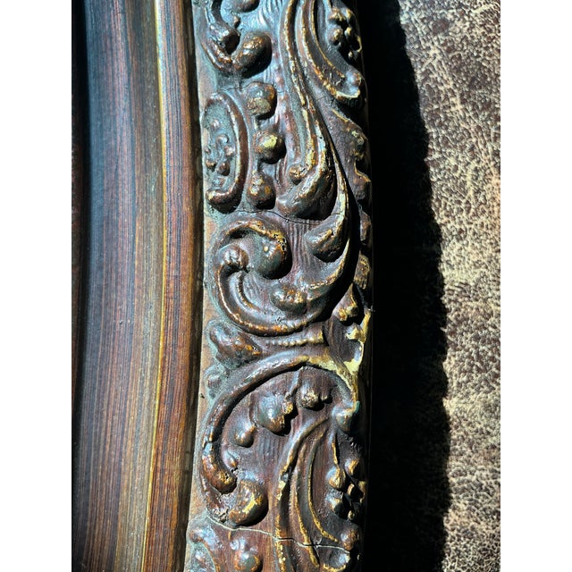 Vintage j.a. Olson Oval Mirror For Sale - Image 10 of 10