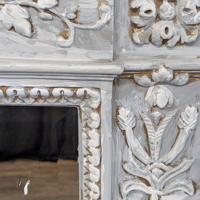 Goalmaker Carved Mirror For Sale In San Francisco - Image 6 of 6