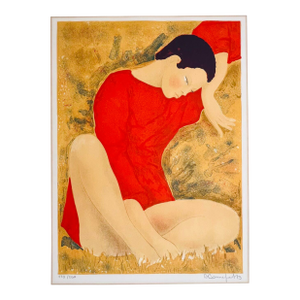 Alain Bonnefoit Reverie Original Lithograph Signed & Numbered