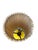 White Large Yellow Murano Glass Table Lamp with Pleated Lampshade, 1970s For Sale - Image 8 of 18
