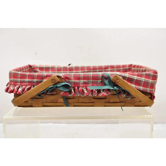 Longaberger 1994 Jingle Bell Basket 1995 Dresden Basket 1988 Basket - 3 PCS For Sale In Philadelphia - Image 6 of 10