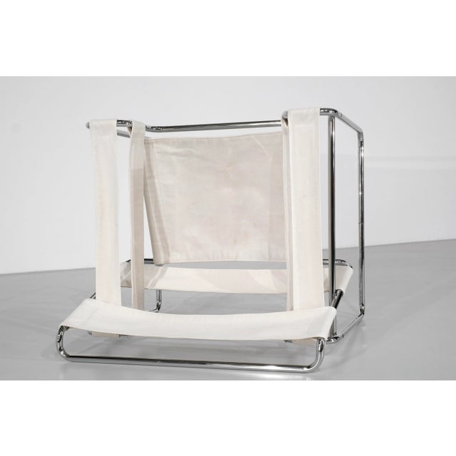 Metal B3 Wassily Armchair in Fabric by Marcel Breuer for Bononia, Italy, 1925 For Sale - Image 7 of 18