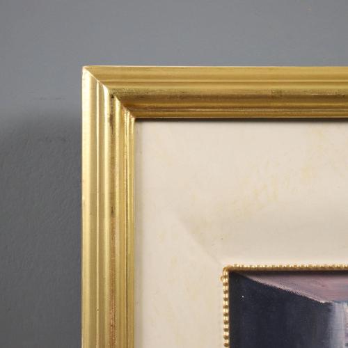 Ercole Pignatelli, Woman at the Window, Oil on Canvas For Sale - Image 8 of 12