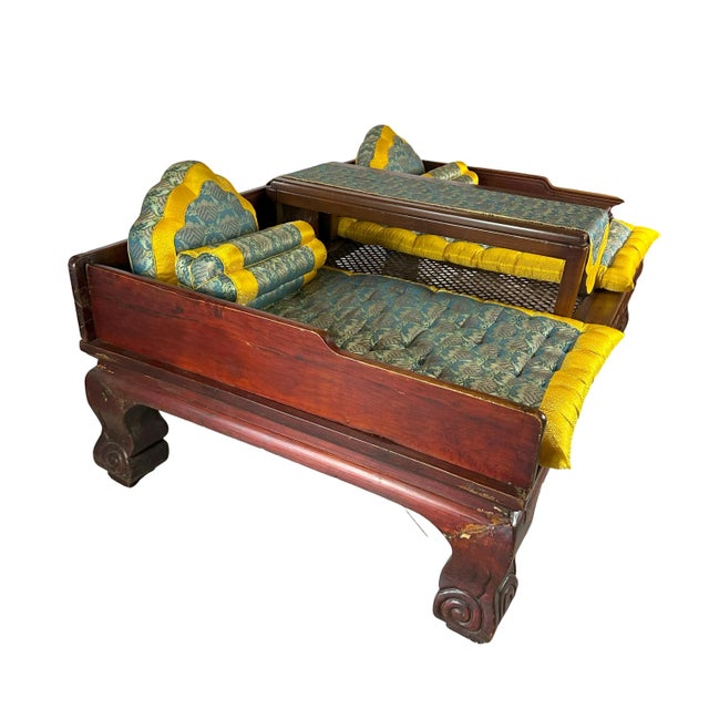 Late 19th Century Chinese Imperial Luohan Bed For Sale - Image 4 of 14