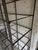 Original metal rack, art deco. Solid construction. Superficial rust. To renovate or keep as is.