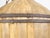 Vintage English Rustic Wooden Barrel Light Fixture with Three Scrolling Arms For Sale - Image 9 of 10