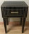 Art Deco New Mirrored Nightstand in Black Mirror and Chrome, Price Per 1 Item For Sale - Image 3 of 18