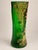 French Art Nouveau Belfort Vase in Enameled Emerald Green Glass by Legras Montjoye, 1900s For Sale - Image 4 of 12