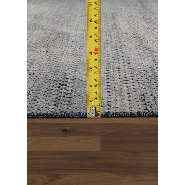 2020s Pasargad Home Transitiona Silver Area Rug- 9'10" X 13' 9" For Sale - Image 5 of 6