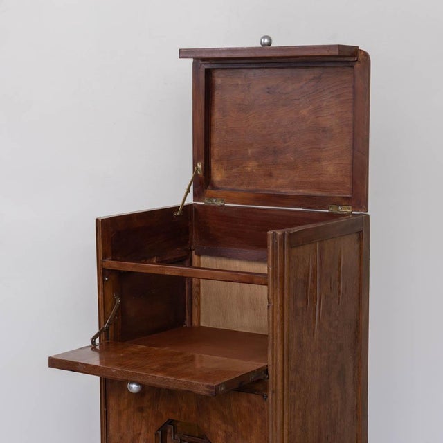 1930s French Art Deco Bar Cabinet For Sale - Image 10 of 18