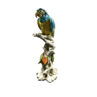 Italian Ceramic Parrot by Guido Cacciapuoti, Italy, 1930s For Sale