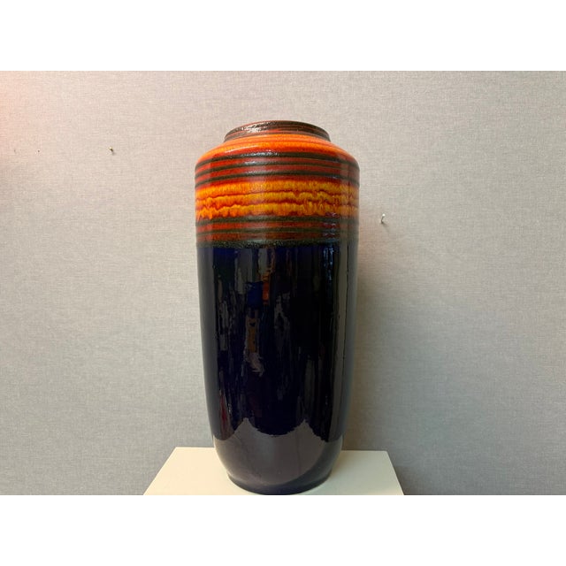 Vintage Fat Lava Floor Vase from Scheurich, 1970s For Sale - Image 10 of 18