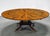 87.5" Maitland-Smith English Regency Flame Mahogany Roundabout Extendable Dining Table With Sunburst Top For Sale In Washington DC - Image 6 of 9