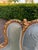 1950 French Louis XVI Gold Beech Damask Settee - 1 Pc For Sale - Image 12 of 14