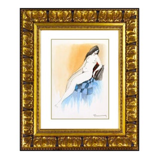 Late 20th Century Nude in Repose, Itzchak Tarkay For Sale