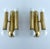 1970s Vintage Brass Sconces in the style of Sciolari, 1970s, Set of 2 For Sale - Image 5 of 18