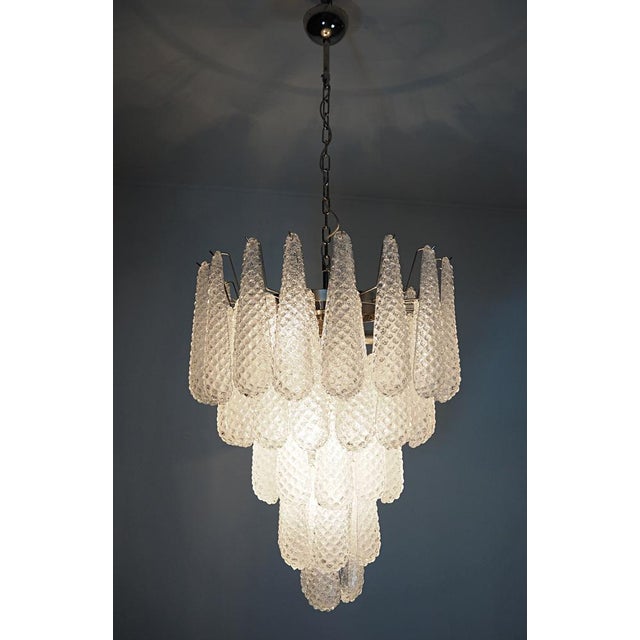 Vintage Italian Murano Chandelier, 1990 For Sale - Image 11 of 18