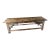 Exceptional 9 Ft Antique French Primitive 2-Drawer Work Table For Sale